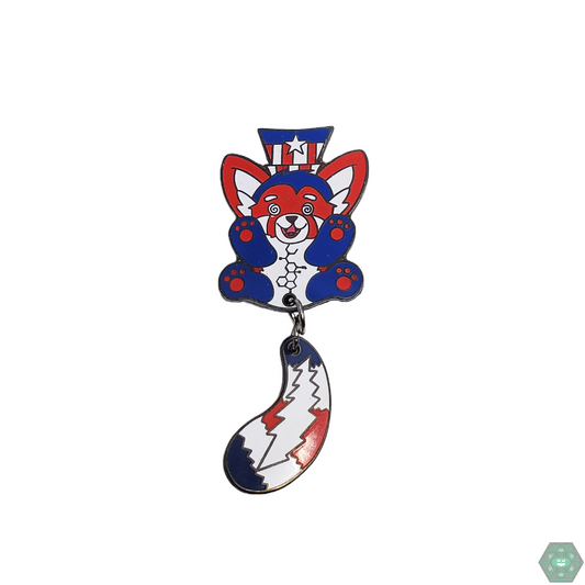 Peek-a-Boo Hat Pin, featuring a playful design with durable enamel finish, ideal for collectors and fans of fun, unique accessories