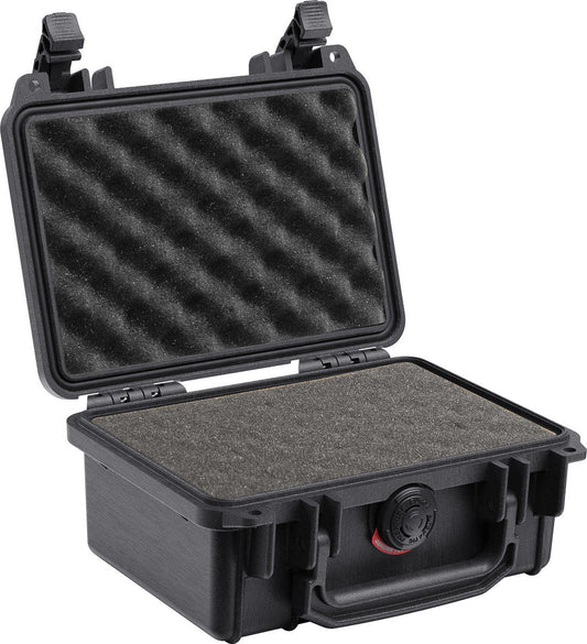 Pelican 1120 Case, a waterproof and dustproof protective case designed for travel and outdoor use.