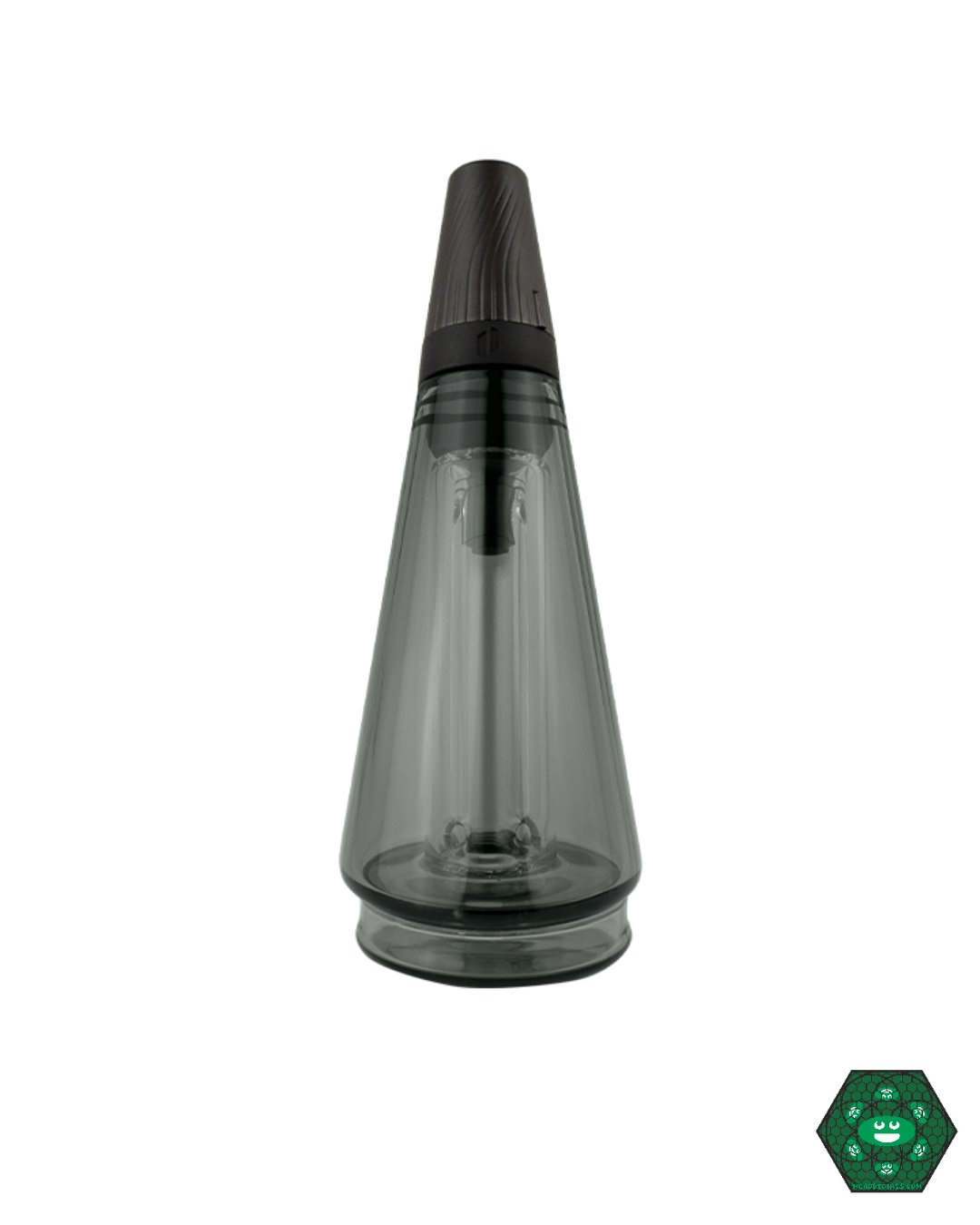 Puffco Peak Pro Travel Glass in Shadow Black – Sleek, stylish travel glass designed to protect and enhance the portability of your Peak Pro device.