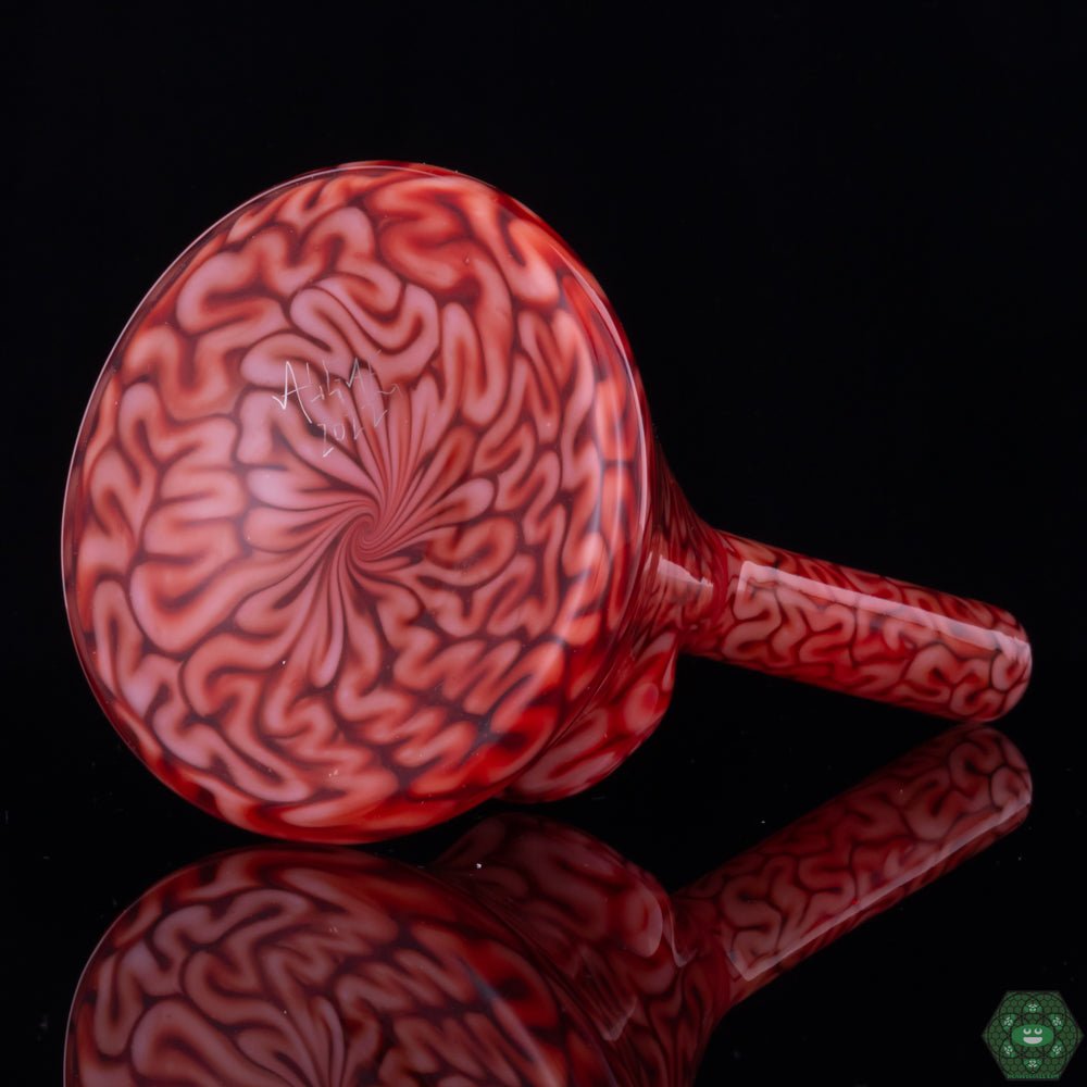 Red Brain Tech Glassware: This Dewar Tube showcases Algae Glass's signature Red Brain Tech design, a unique and eye-catching aesthetic.