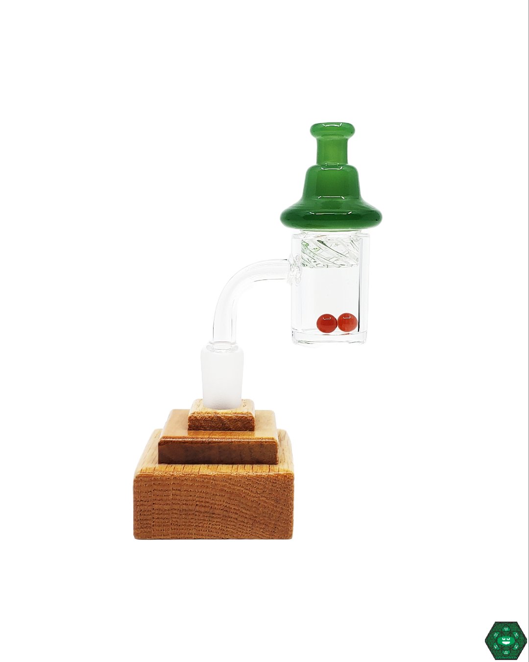 Riptide Banger Cap Set, a complete kit providing controlled airflow and efficient dabbing for improved concentrate sessions.