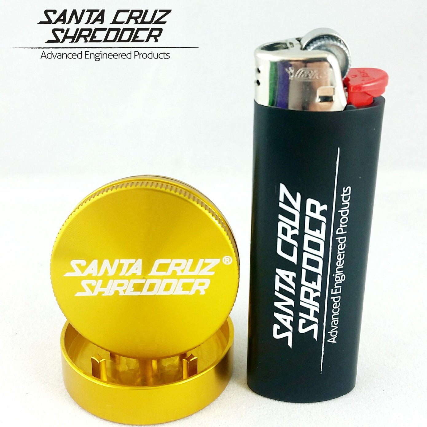 Santa Cruz Shredder Small 2-Piece Grinder, compact and durable, delivering portability and efficient grinding in a travel-friendly size.