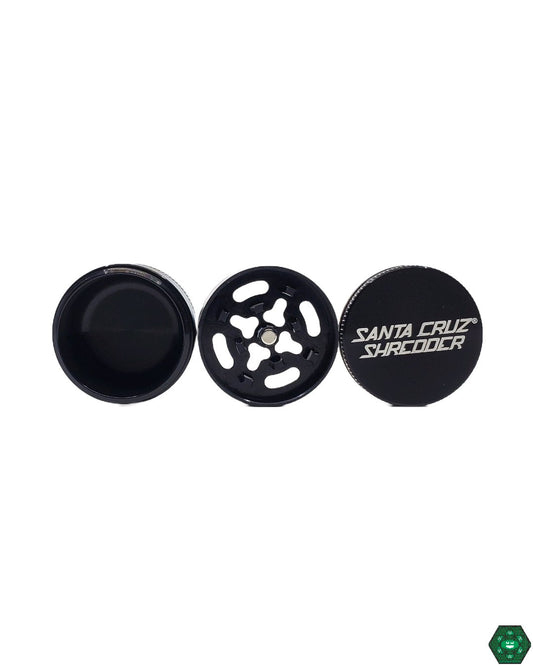 Small 3-Piece Herb Grinder: The Santa Cruz Shredder Small 3-Piece Grinder offers efficient grinding in a compact and portable design.