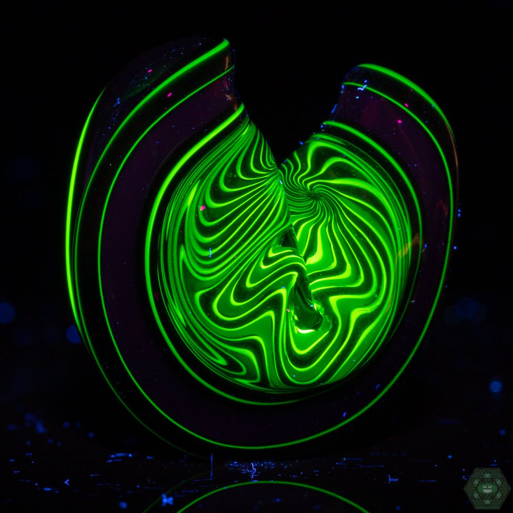 Statement Pendant Glass Art: This pendant is more than just an accessory; it's a statement piece, ideal for collectors of unique glass art and individuals who want to showcase their personality with a delightful and artistic touch.