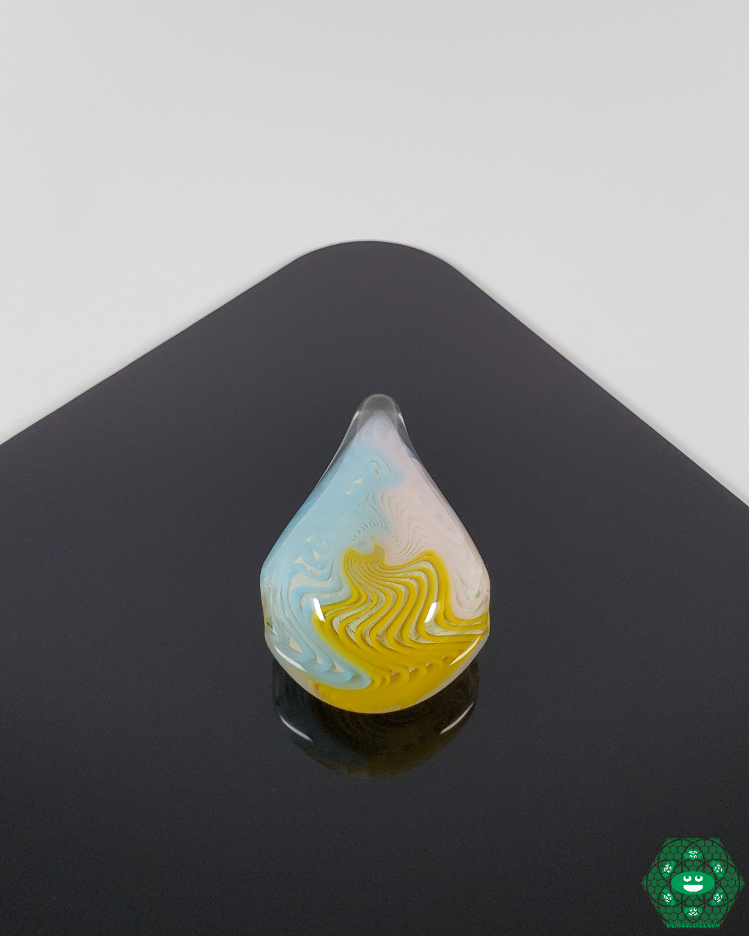 Wig Wag Handmade Glass Pendant with unique patterns and high-quality craftsmanship, ideal as collectible jewelry.