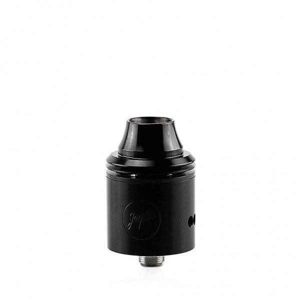 Wismec Indestructible RDA in Black, a durable and customizable rebuildable drip atomizer.