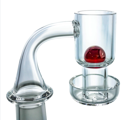 12mm Ruby Terp Pearls Tower Cap/Slurper Guards