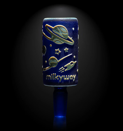 Milkyway Glass - Extraction Frit Long Bowl