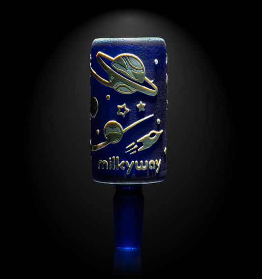Milkyway Glass - Extraction Frit Long Bowl