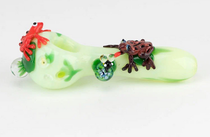Empire Glassworks Ribbit Small Spoon Pipe