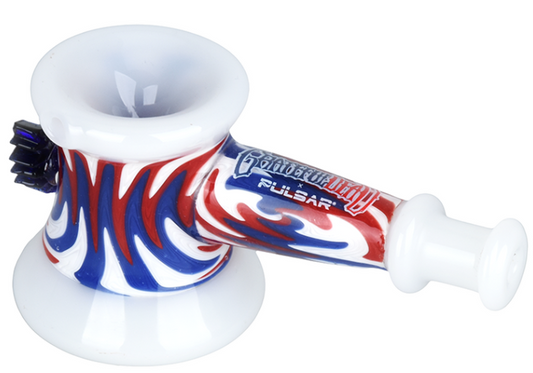 The Grateful Dead x Pulsar Bolt Wig Wag Glass Hammer Hand Pipe