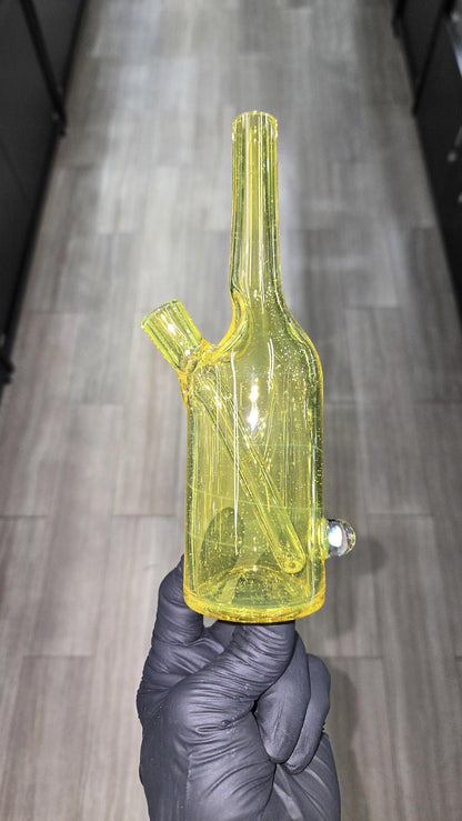 The Glass Mechanic - Terps Encased Opal Sake Bottle