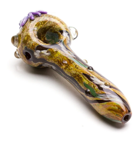 Empire Glassworks Viola Butterfly Mini Spoon Pipe