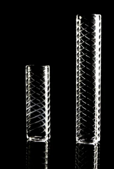 Ruby Pearl Co - Hollow Quartz Pillars (Spiral)