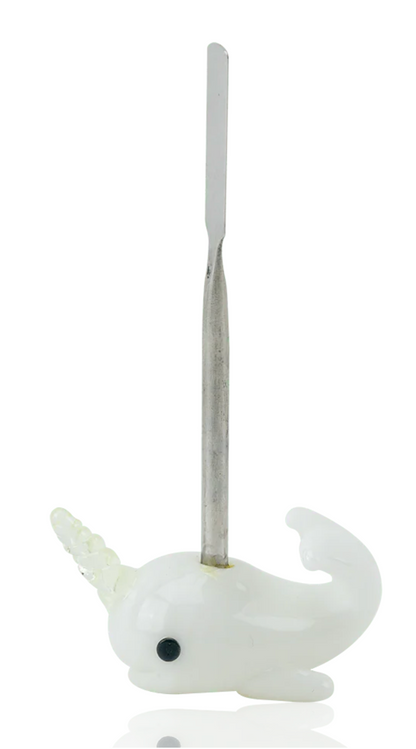 Empire Glassworks Radioactive Narwhal Dabber