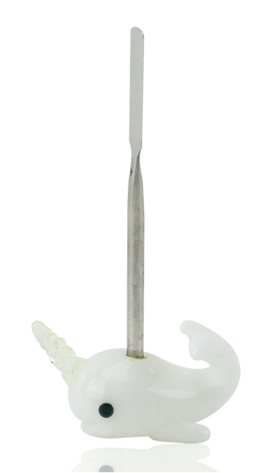 Empire Glassworks Radioactive Narwhal Dabber