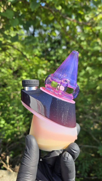 Sleeps - Rosaline Faceted Opal Dry Puffco Peak/Pro Attachment
