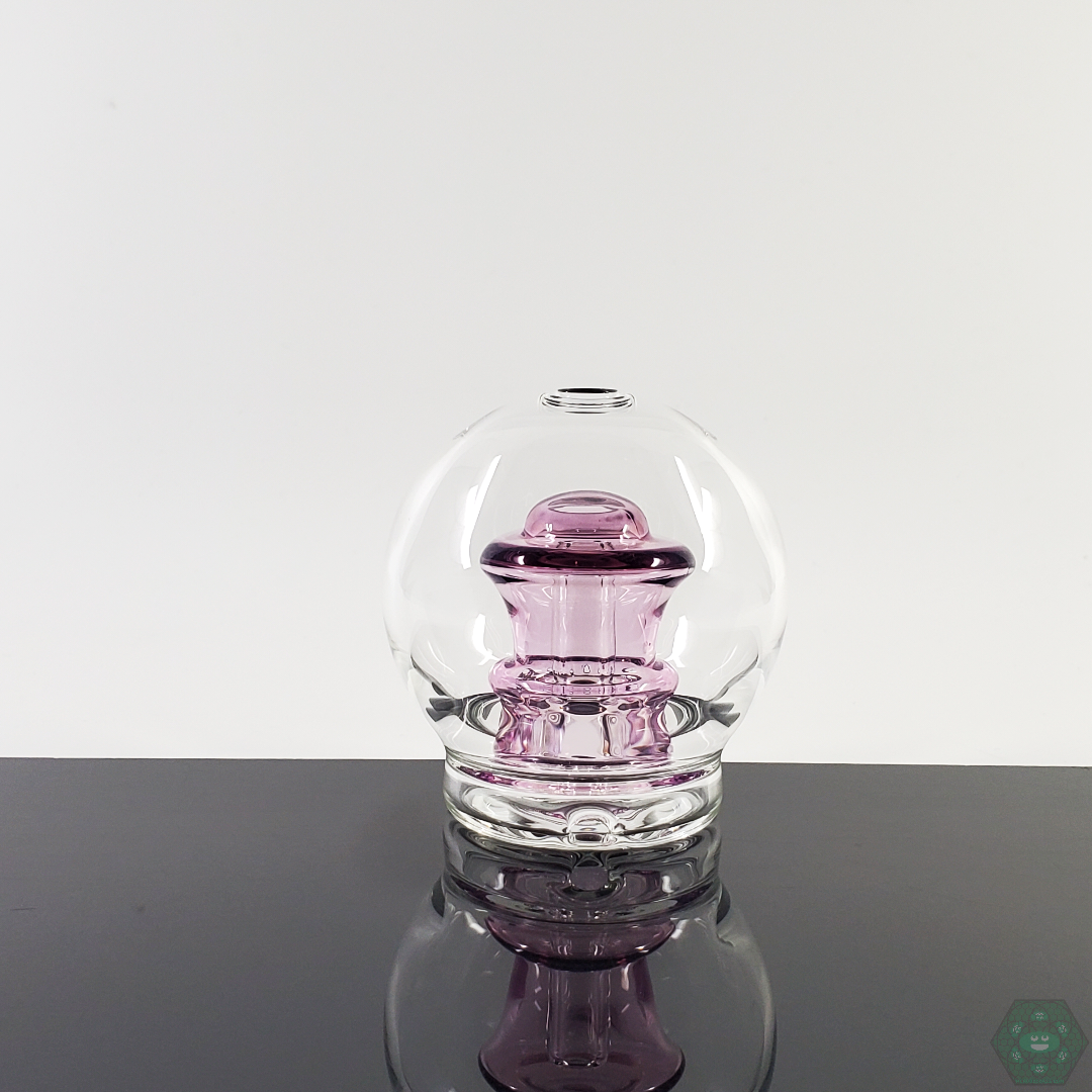 Flexer Jones Sphere Top with Colored Perc - Stylish Puffco Attachment