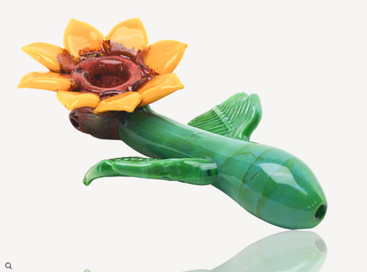 Empire Glassworks Sunflower Spoon Pipe