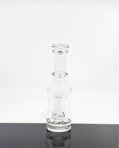 Logi Glass Art Clear Puffco Attachments - Sleek and Minimalist Design"