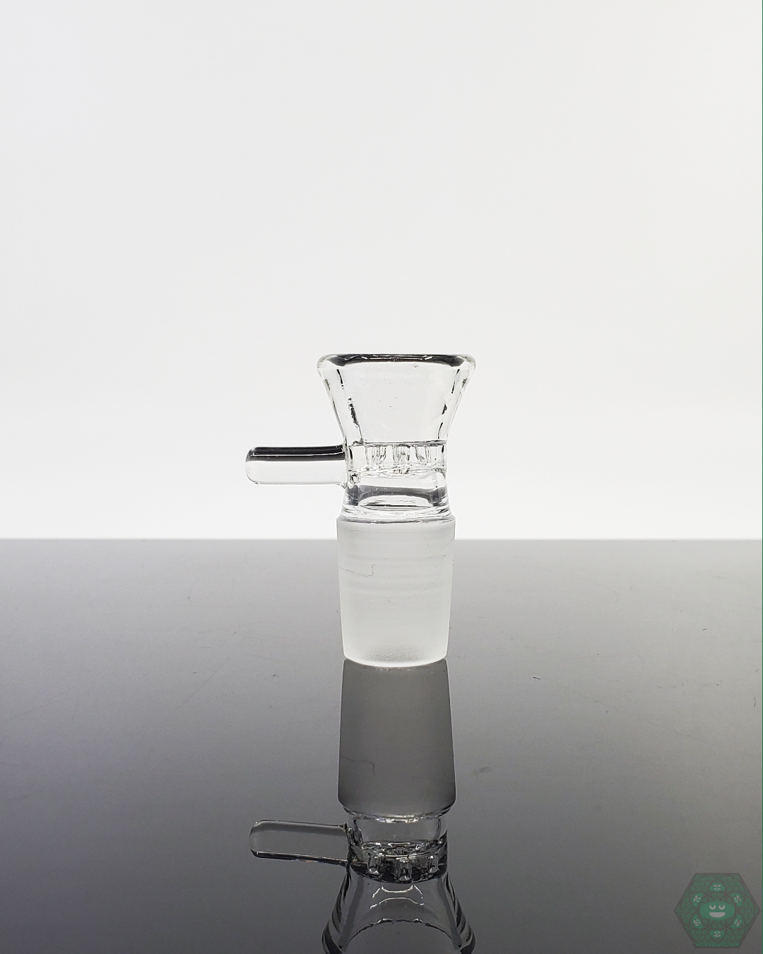 18MM Clear Funnel Slide | Durable Glass Slide for Smooth Airflow Available at Headdy Glass