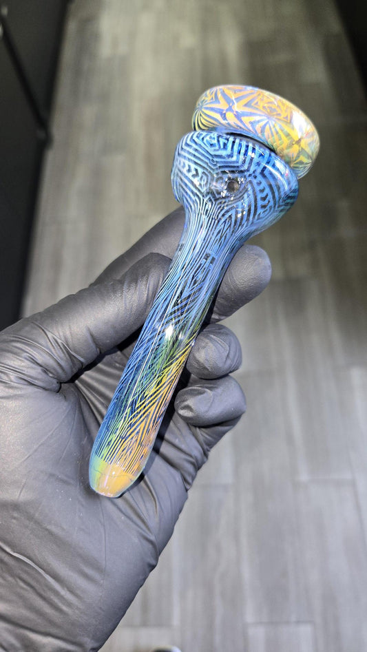 Hefe Glass - Fumed Etch Spoon #4