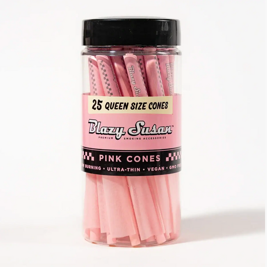Blazy Susan - Pink Pre Rolled Cones 50ct Jar