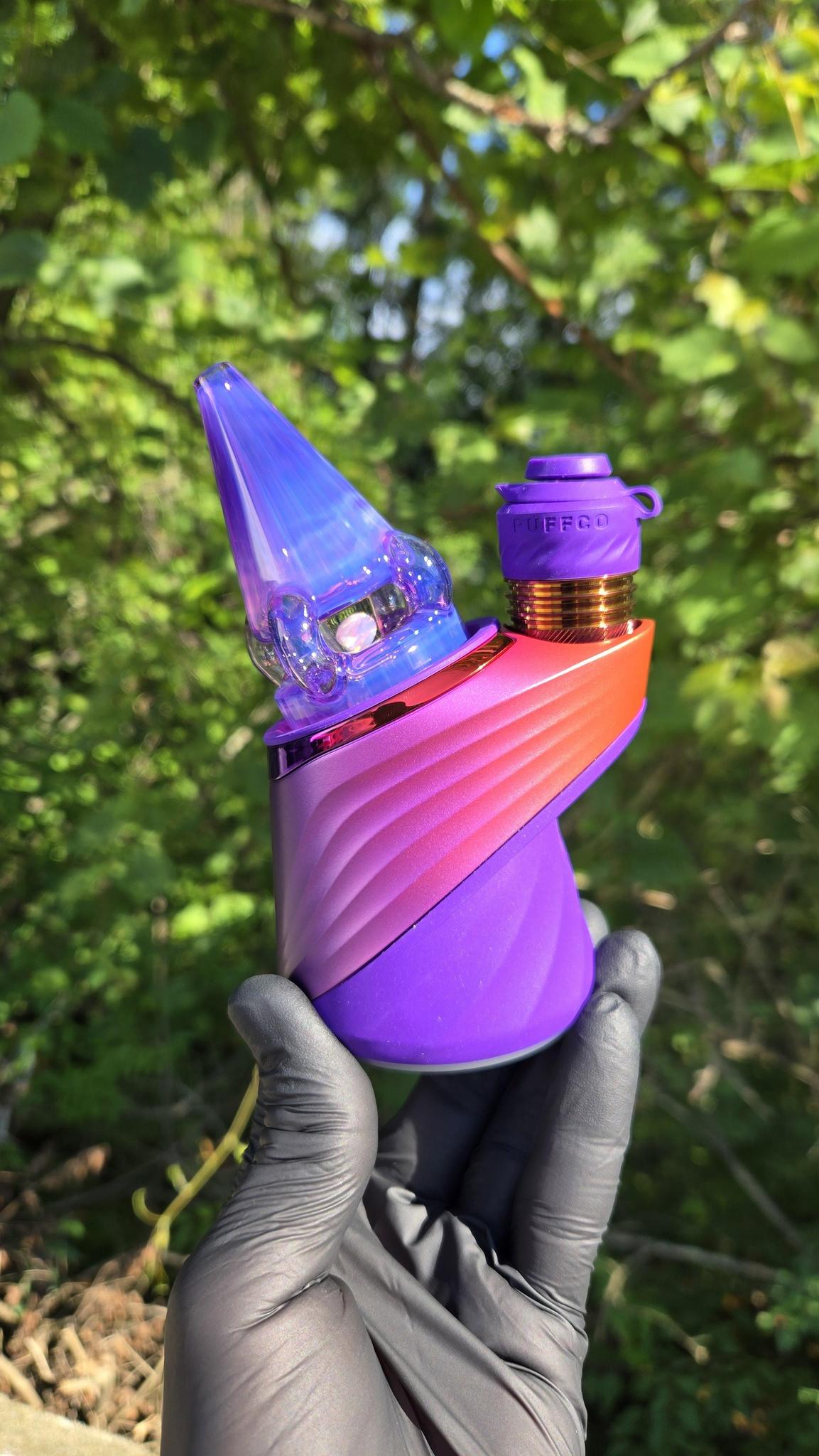 Sleeps - Full Color Faceted With Opal Dry Puffco Peak/Pro Attachment #3