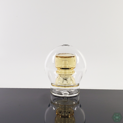 Flexer Jones Sphere Top with Colored Perc - Stylish Puffco Attachment