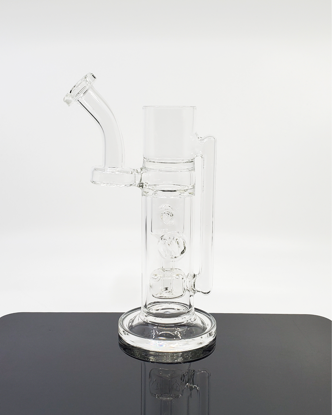 Monark Glass Flameless Vape Recycler - Puffco-Compatible for Flavorful Vapor