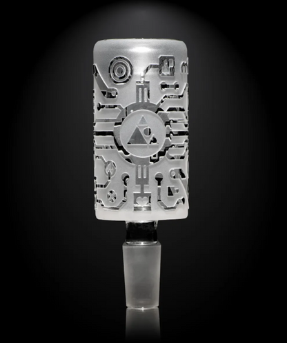 Milkyway Glass - Circuitboard Clear Long Bowl