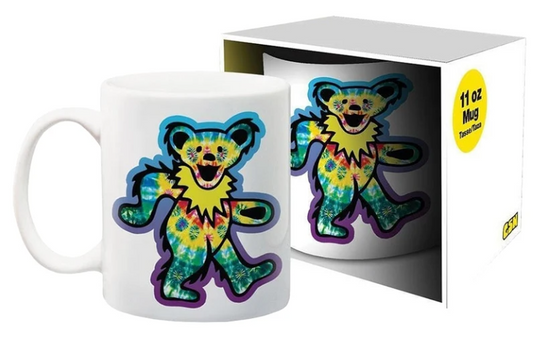 Grateful Dead Rainbow Bear Ceramic Mug
