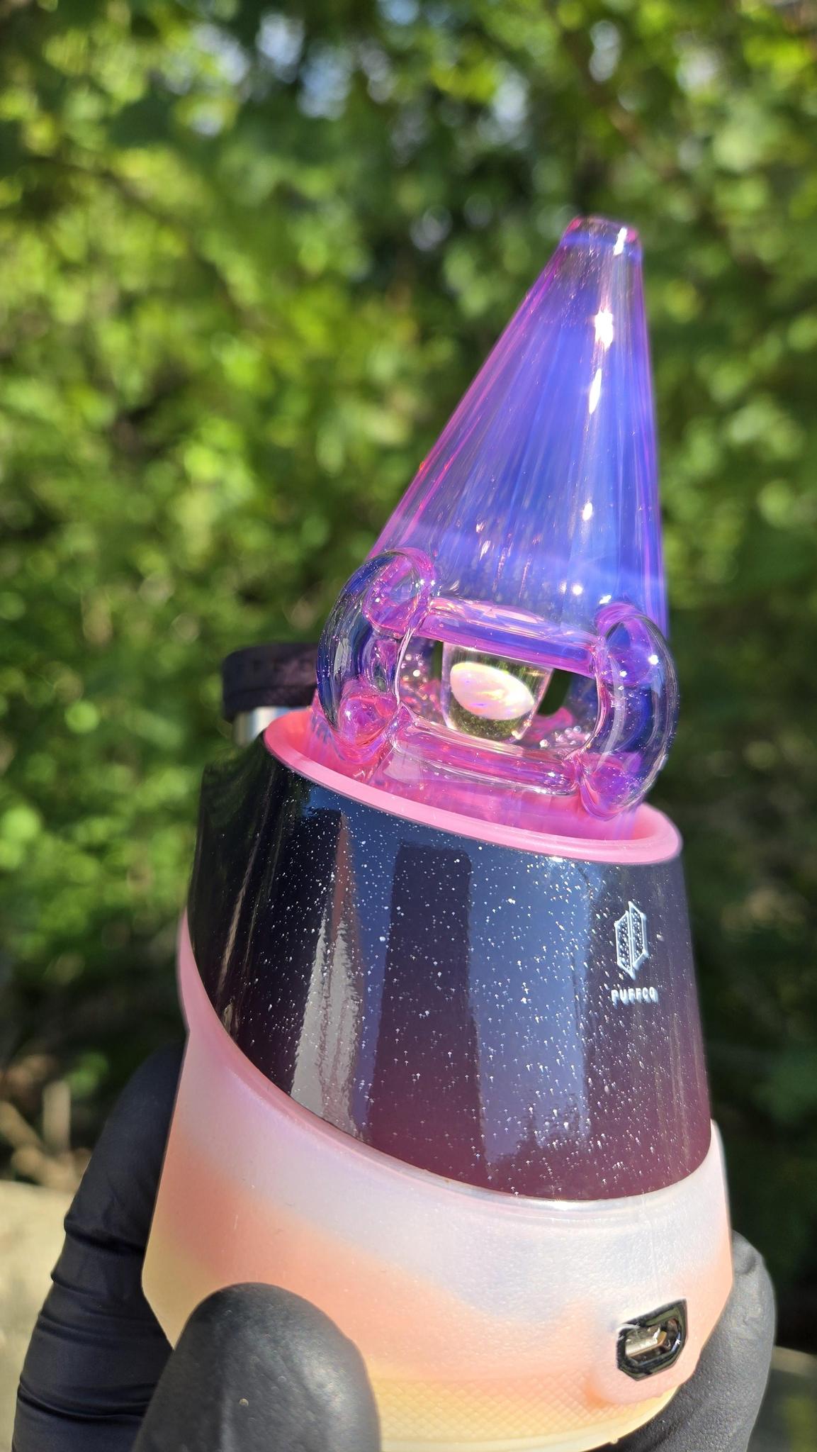 Sleeps - Rosaline Faceted Opal Dry Puffco Peak/Pro Attachment