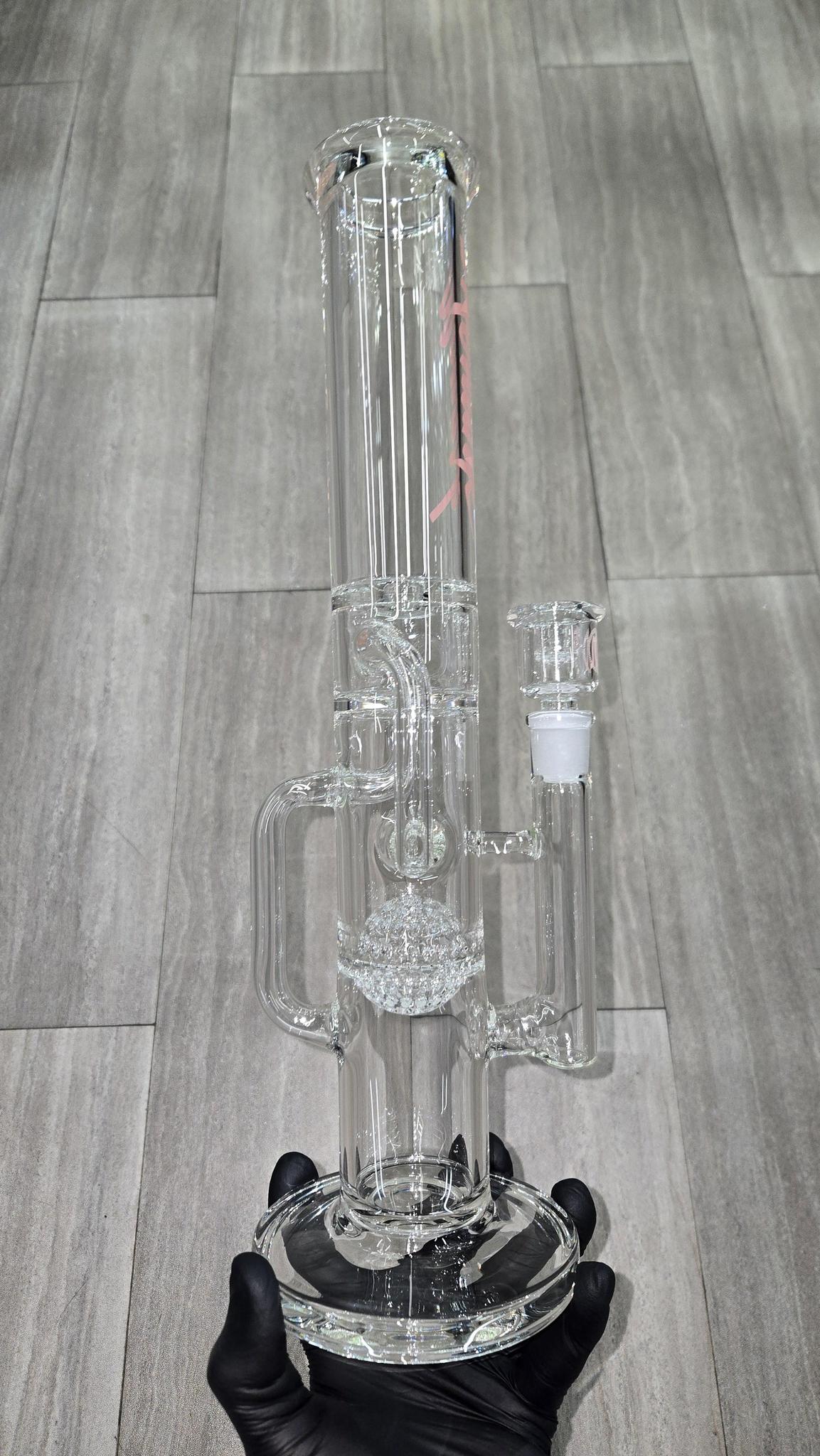 Monark Glass - 15" 50mm Ball Perc Recycler