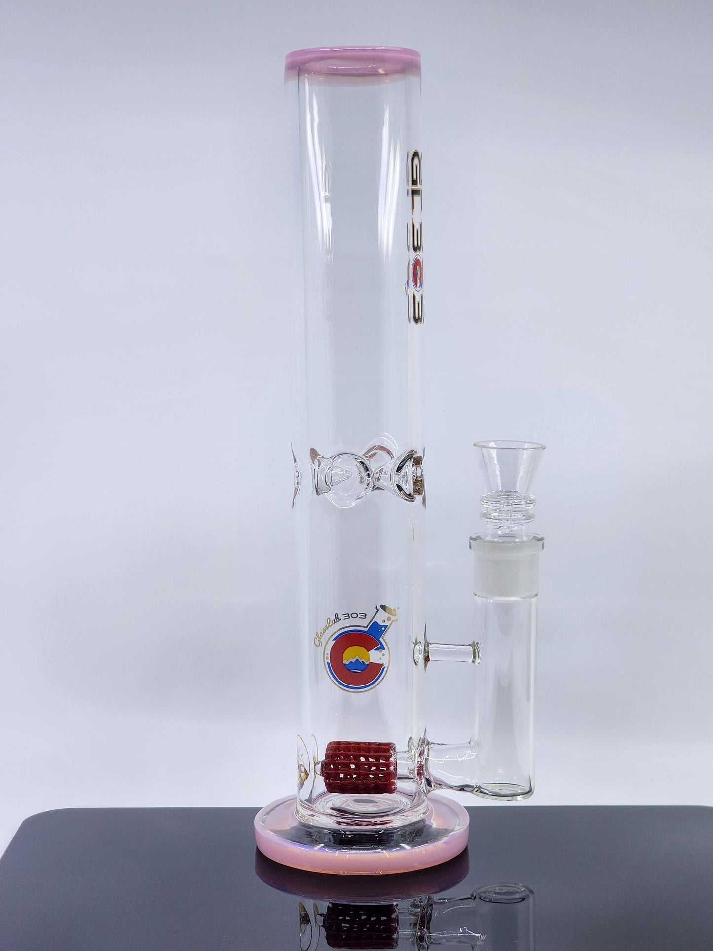 Glass Lab 303 - Lace Dagger Straight Tube