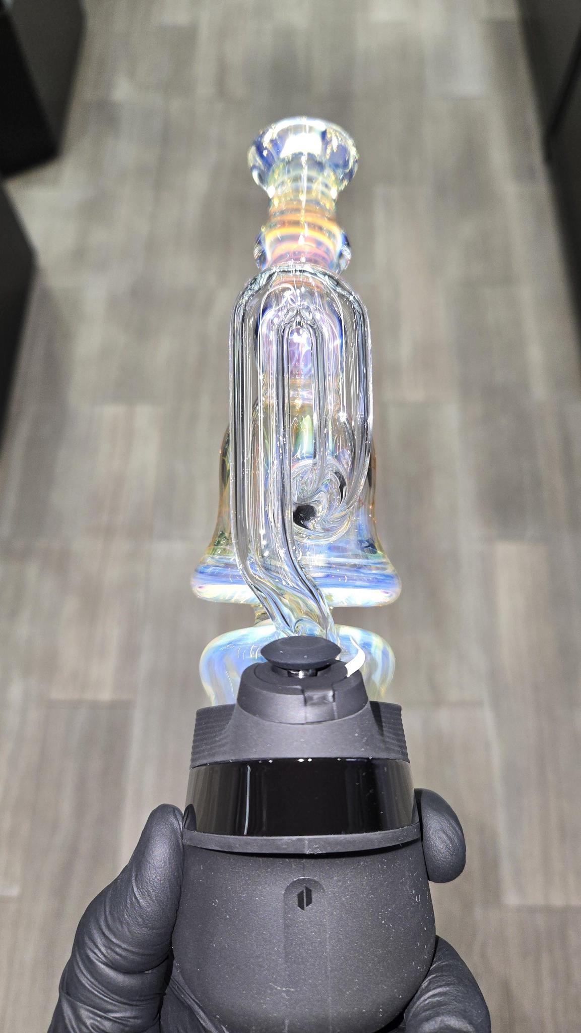 Hondo Glass - Fumed Pineapple Perc Puffco Peak/Pro Wet Attachmet