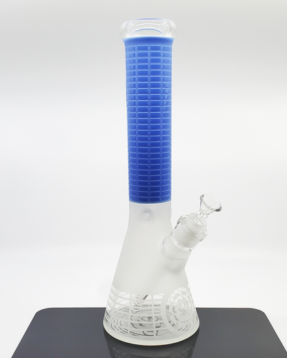 Green Bear Sandblasted Beaker - Stylish with Durable Design