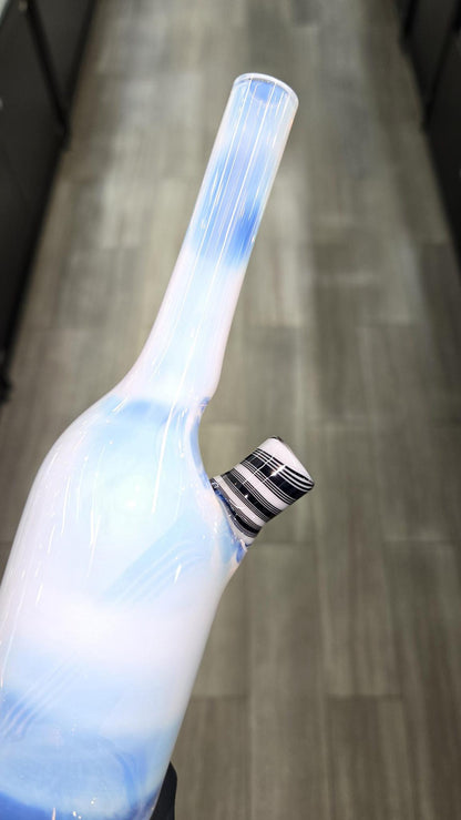 The Glass Mechanic - Moonstone Encased Opal Sake Bottle