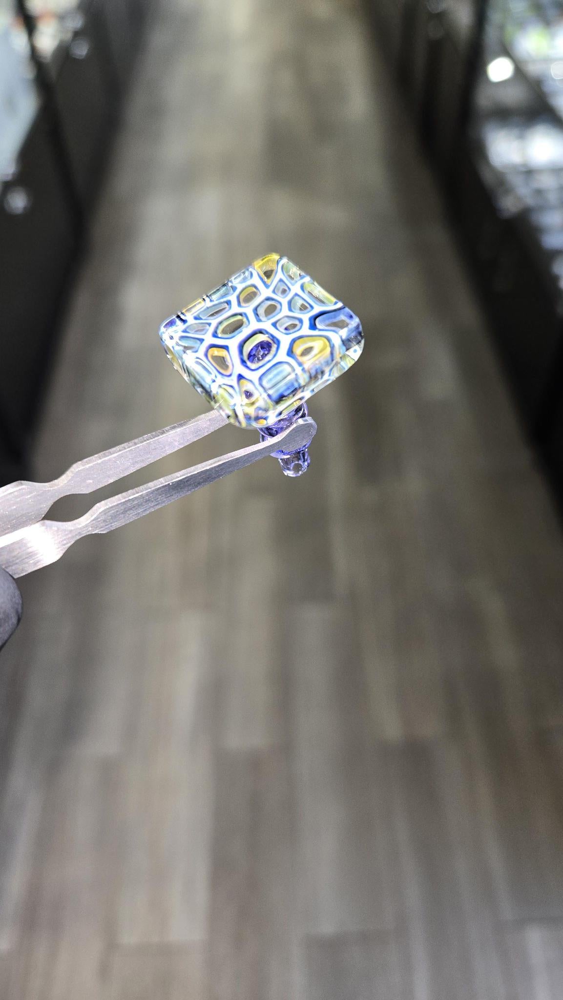 Hefe Glass - Murrine Tile 3DXL Puffco Peak pro Joystick Cap #2