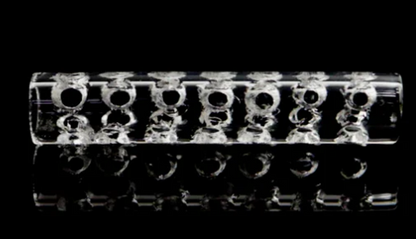 Ruby Pearl Co - Hollow Quartz Pillar with Holes