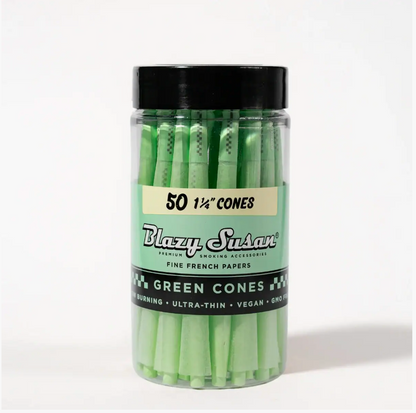 Blazy Susan - Green Pre Rolled Cones 50ct Jar
