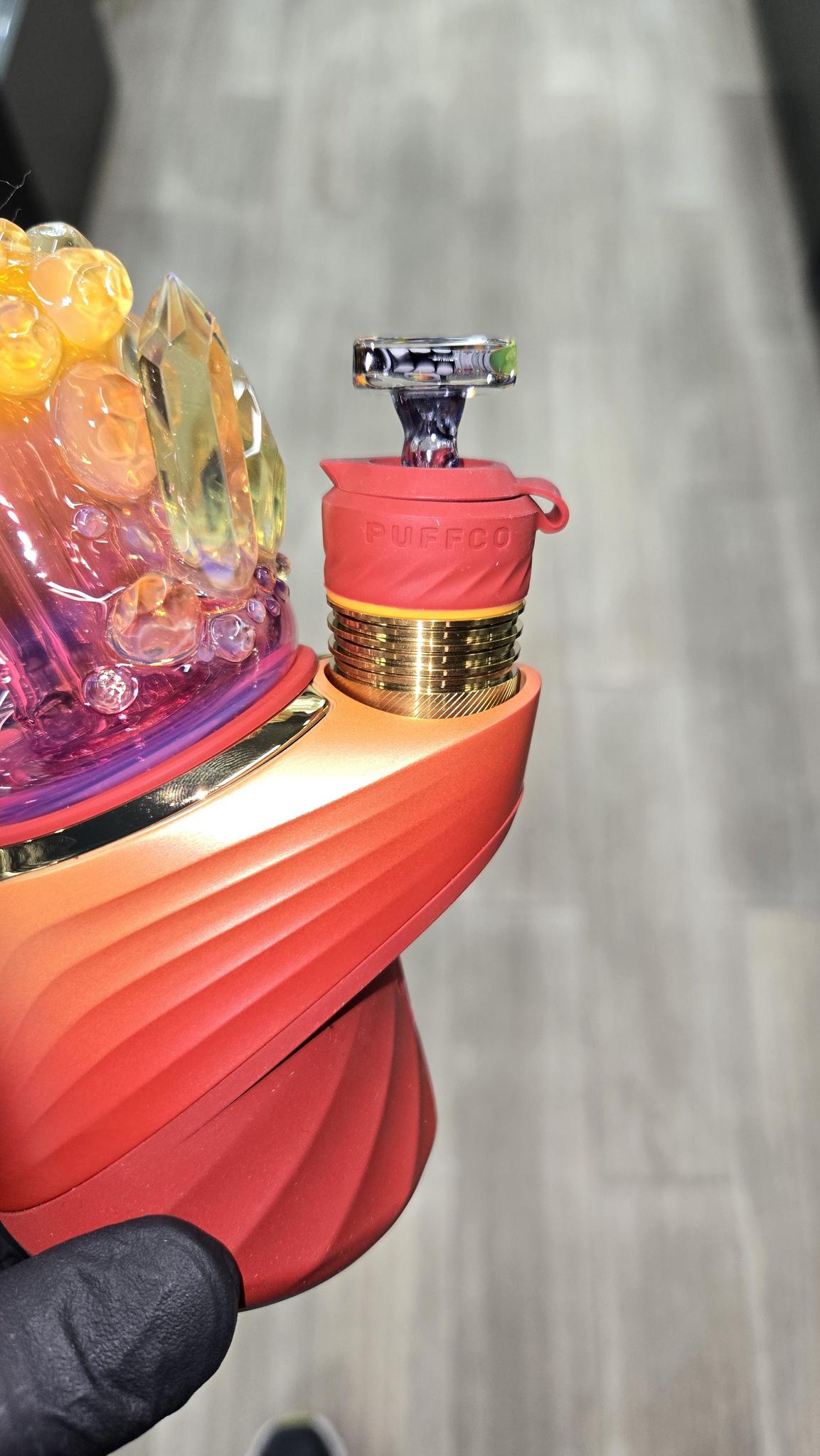 Hefe Glass - Murrine Tile 3DXL Puffco Peak pro Joystick Cap #3