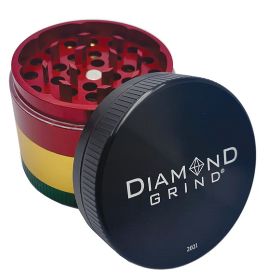 Diamond Grind - 50mm Anodized 4 Piece Grinder