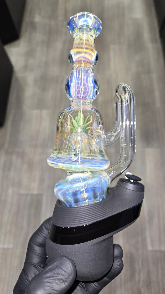 Hondo Glass - Fumed Pineapple Perc Puffco Peak/Pro Wet Attachmet