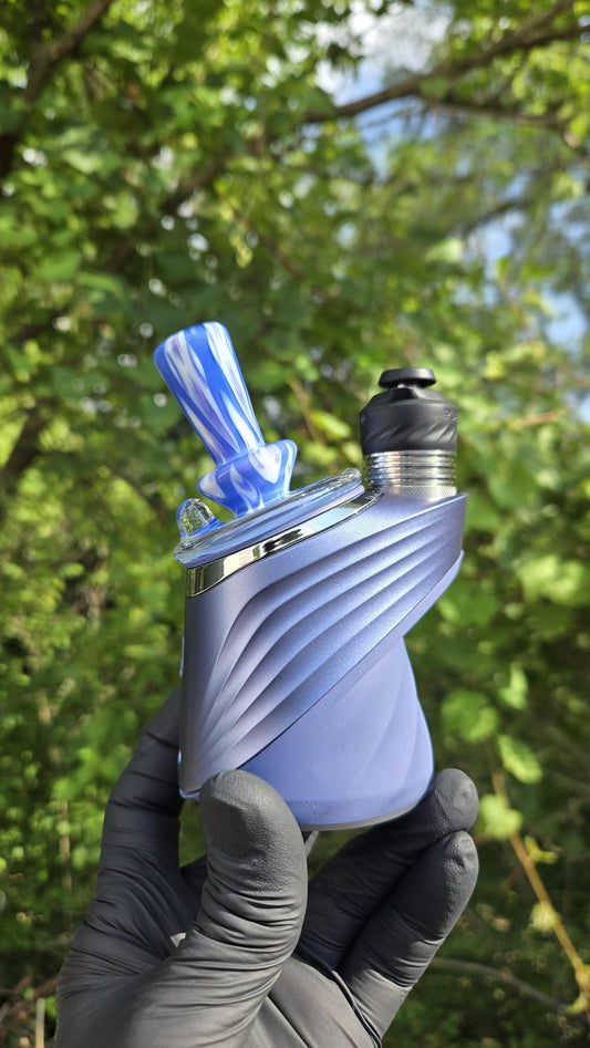 Indo Glass X Geoffmade - Clear Bottom Frit Work Dry Peak/Pro Attachment #2