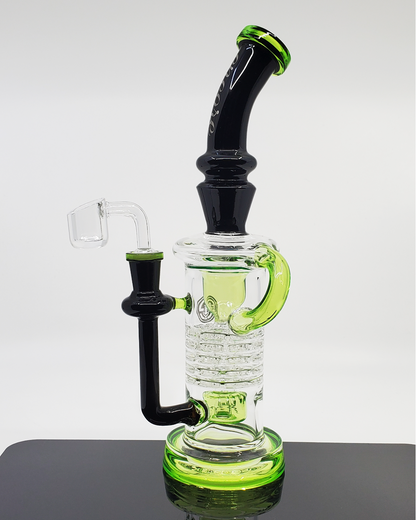 Encore Glass 9” Gothic Ratchet Recycler - Enhanced Filtration