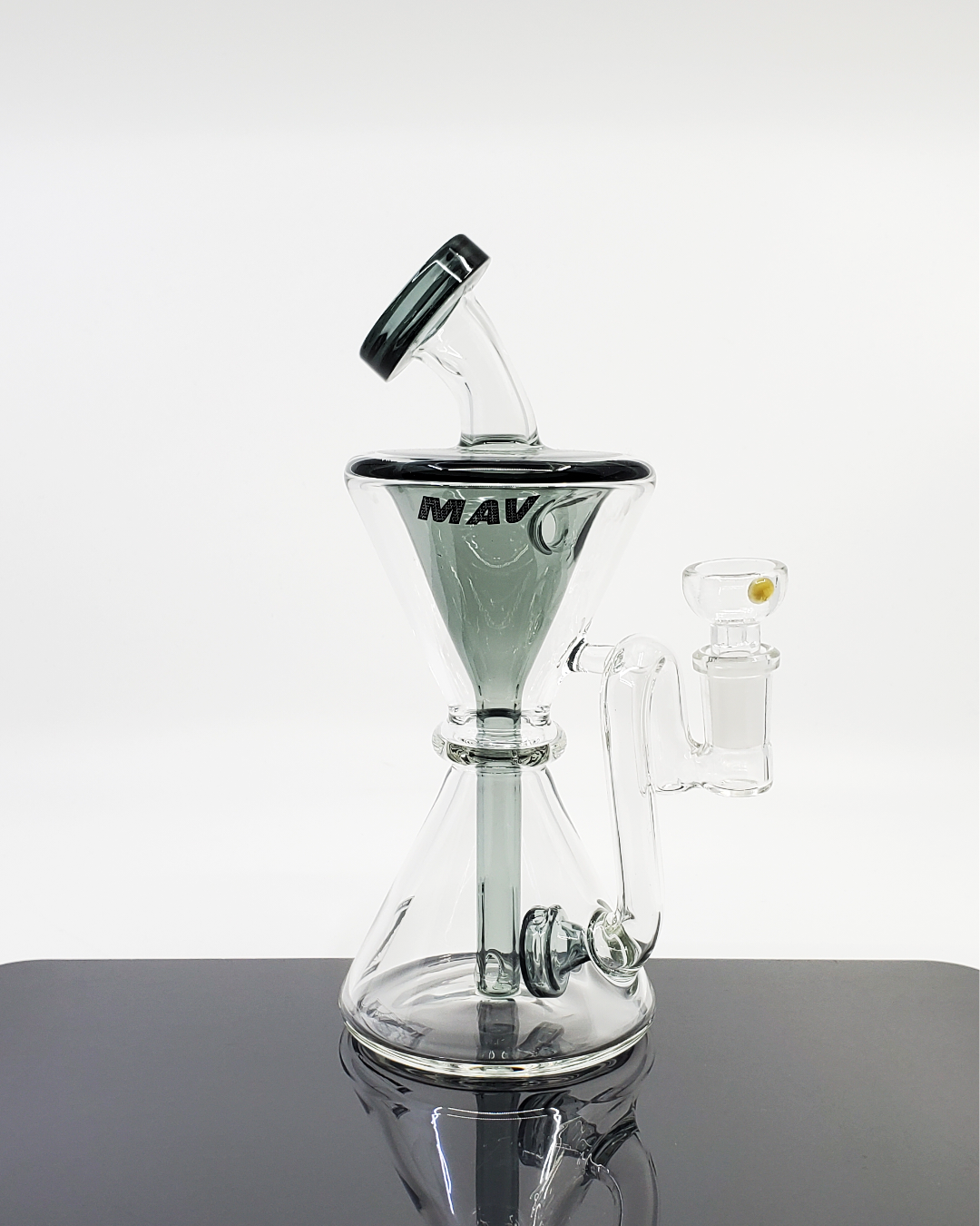 MAV Glass Hourglass Incycler | Smooth Filtration | Unique Hourglass Shape