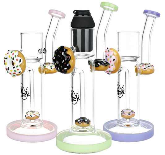 Pulsar Donut Water Pipe For Puffco Proxy - Chocolate