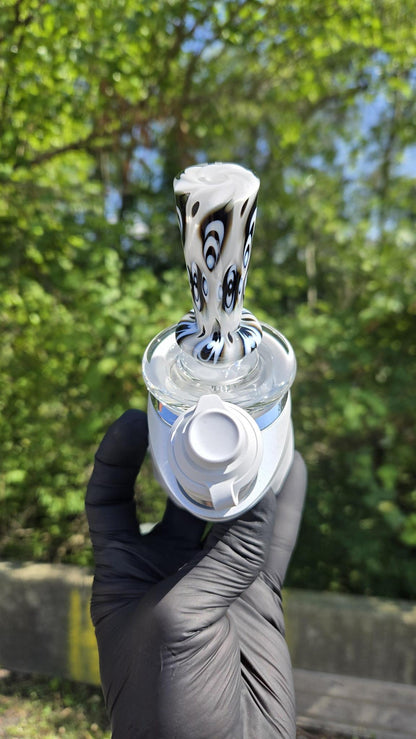 Indo Glass X Geoffmade - Clear Bottom Frit Work Dry Peak/Pro Attachment #1
