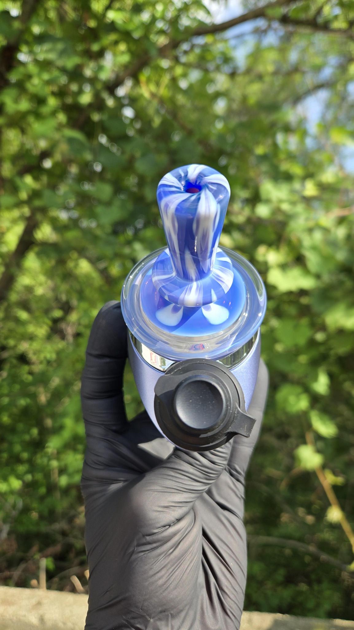 Indo Glass X Geoffmade - Clear Bottom Frit Work Dry Peak/Pro Attachment #2